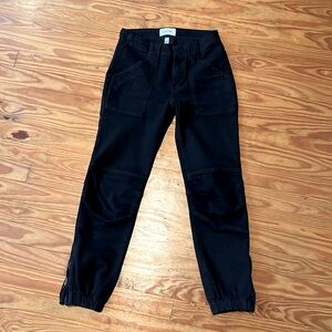 Frame denim joggers in black